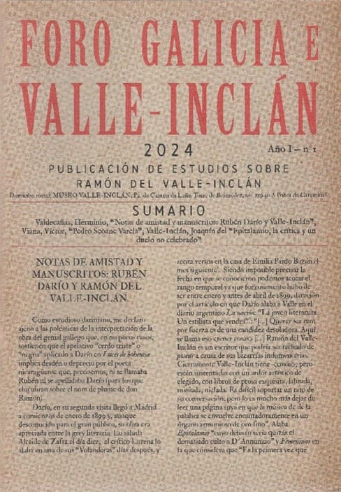 FORO GALICIA Y VALLE-INCLÁN / FORO GALICIA E VALLE-INCLÁN